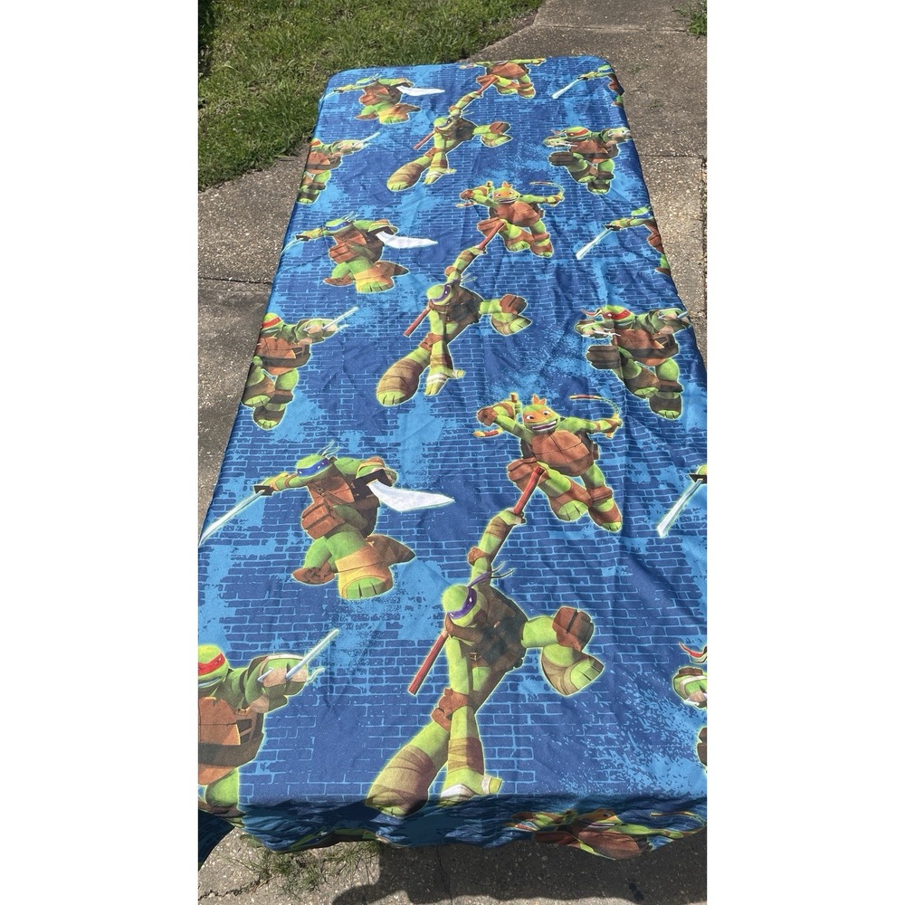 Teenage Mutant Ninja Turtles Curtain Panel Set Nickelodeon TMNT 39"Wx84"L Pocket